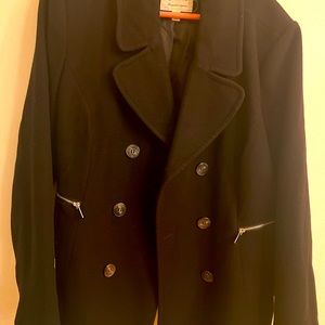Black pea coat Maralyn & me size XXL